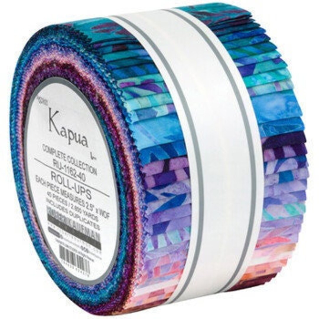 Robert Kaufman Artisan Batiks: Kapua Roll-up - 40 Total Strips