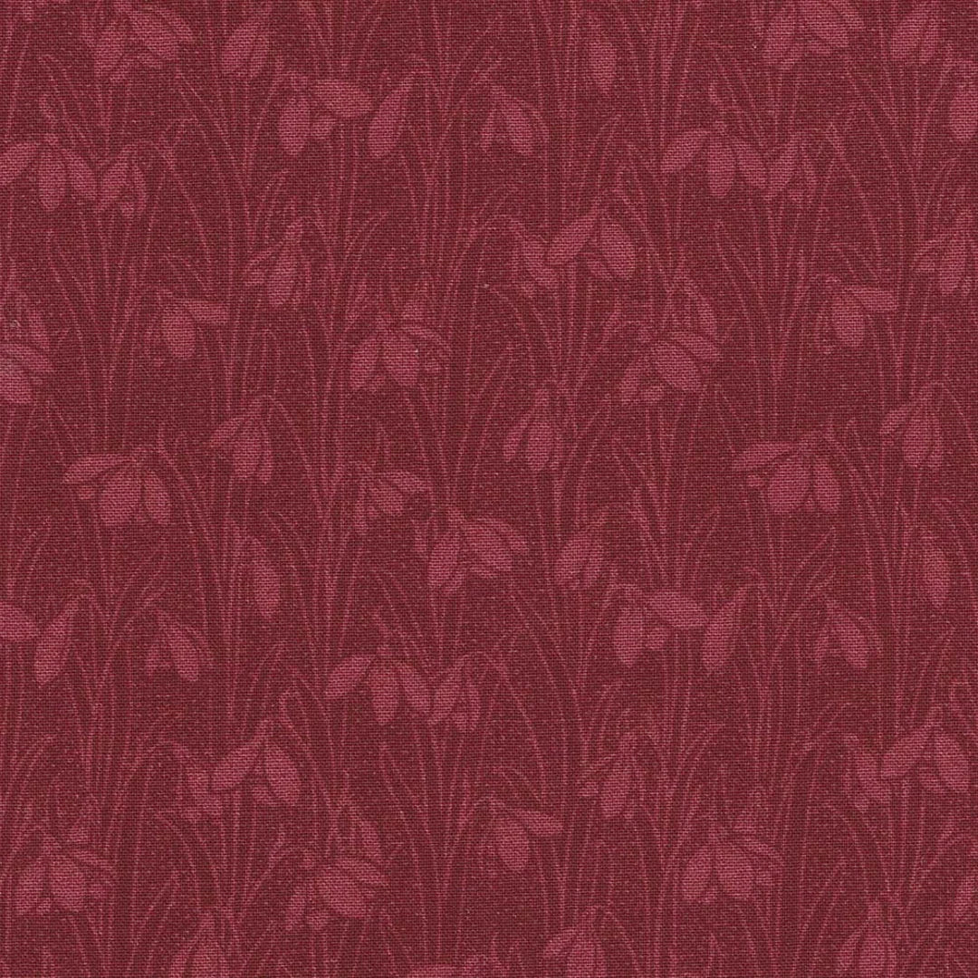 (5 yd) Riley Blake Liberty Fabrics Snowdrop Sienna Red 01666878A