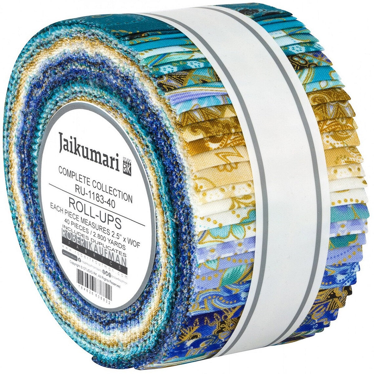 Robert Kaufman JAIKUMARI Roll-up - 40 Strip Roll