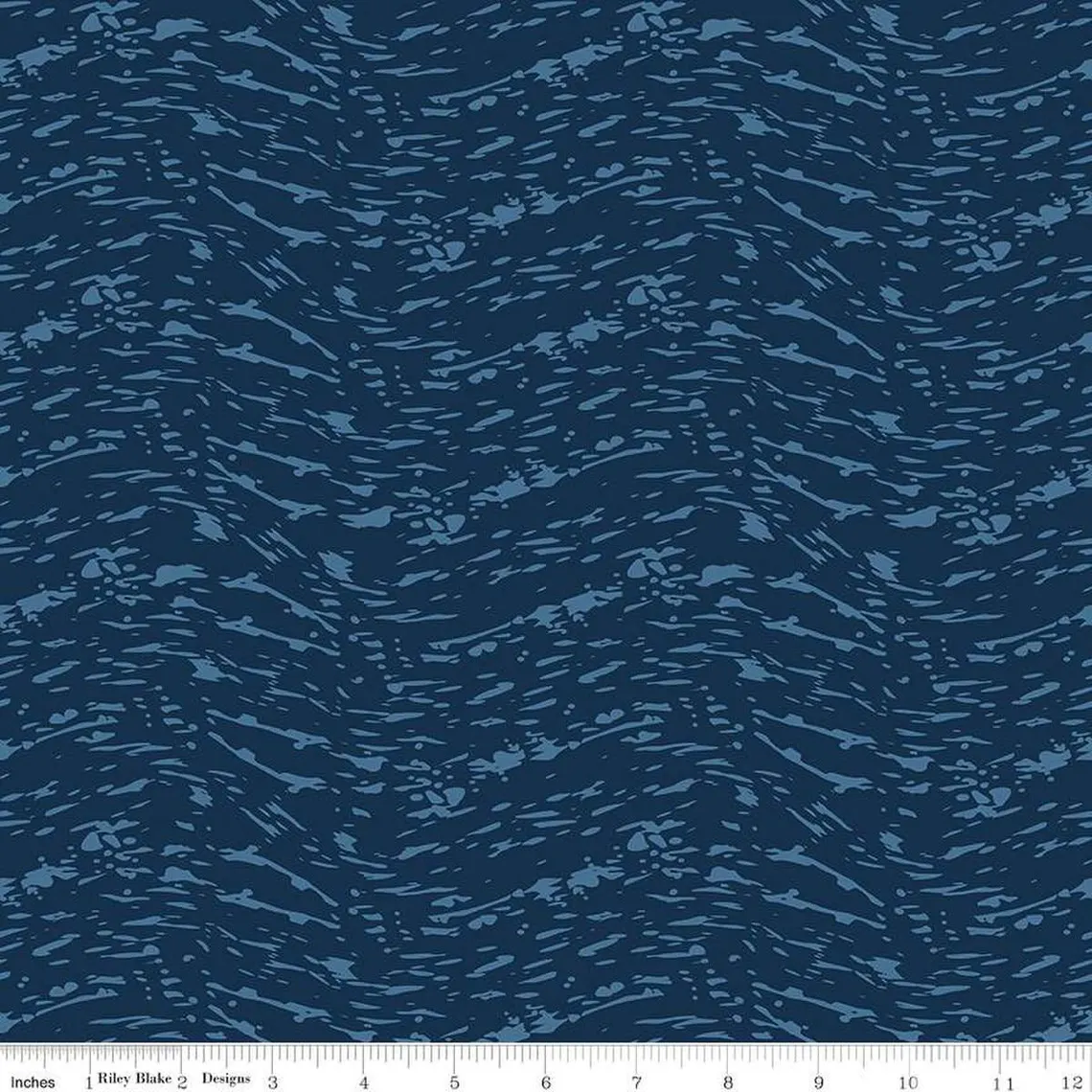 Riley Blake "Ocean Oasis" Half-yard Bundle - 10 Fabrics, 5 Total Yards