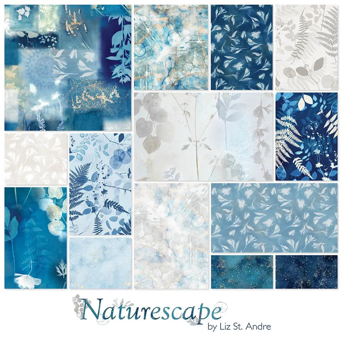 Clothworks - Naturescape by Liz St. Andre - 40 Strip Roll