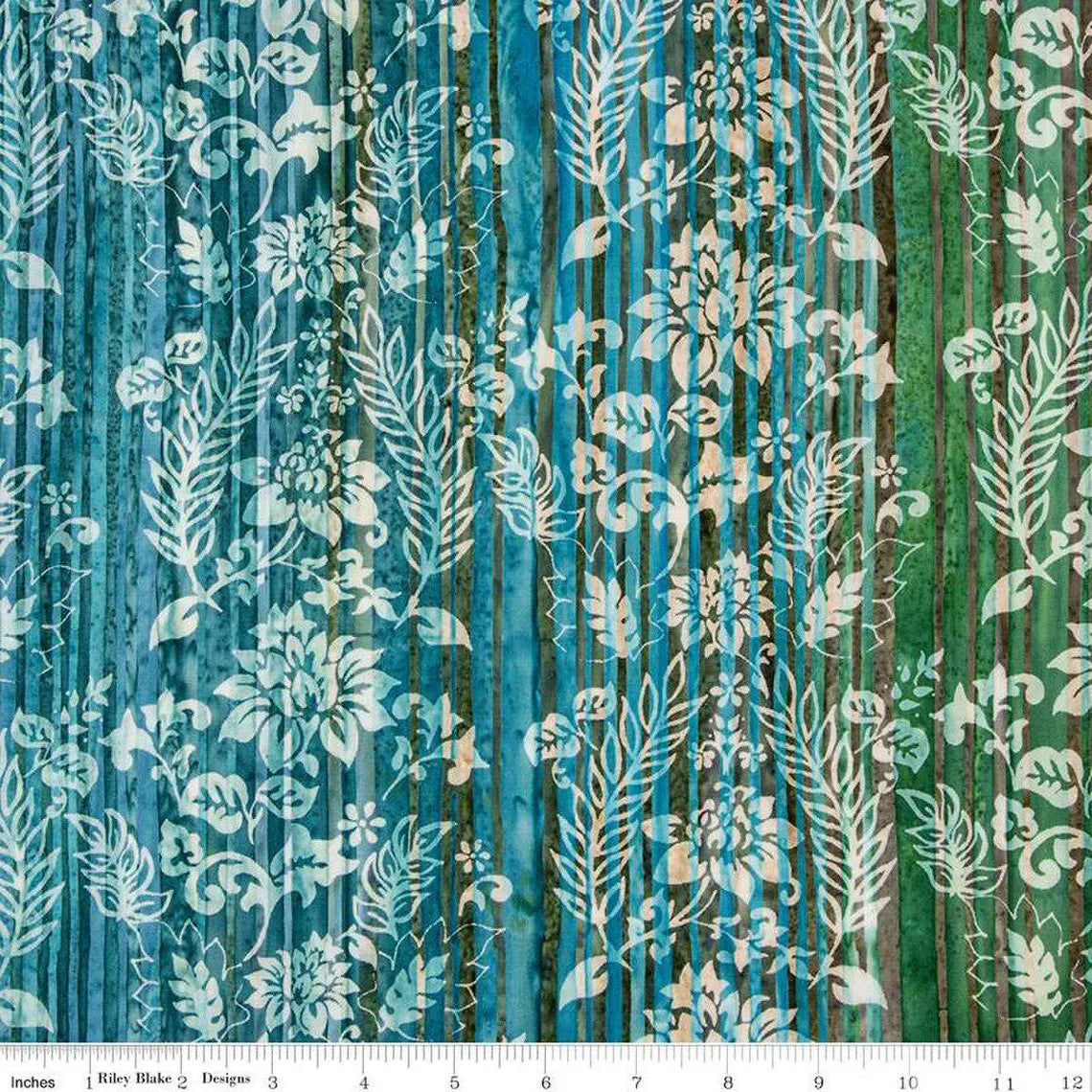 (1.5 yd) Riley Blake Express Yourself! Batiks Tropical Rainforest BT23027-286