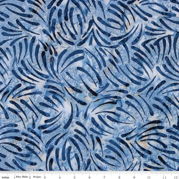 Riley Blake Expressions Batiks "Mountain High" Half-yard Bundle - 10 Fabrics, 5 Total Yards