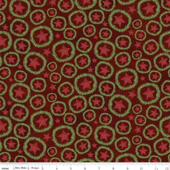 Riley Blake "Up On The Housetop" Half-yard Bundle - 10 Fabrics, 5 Total Yards