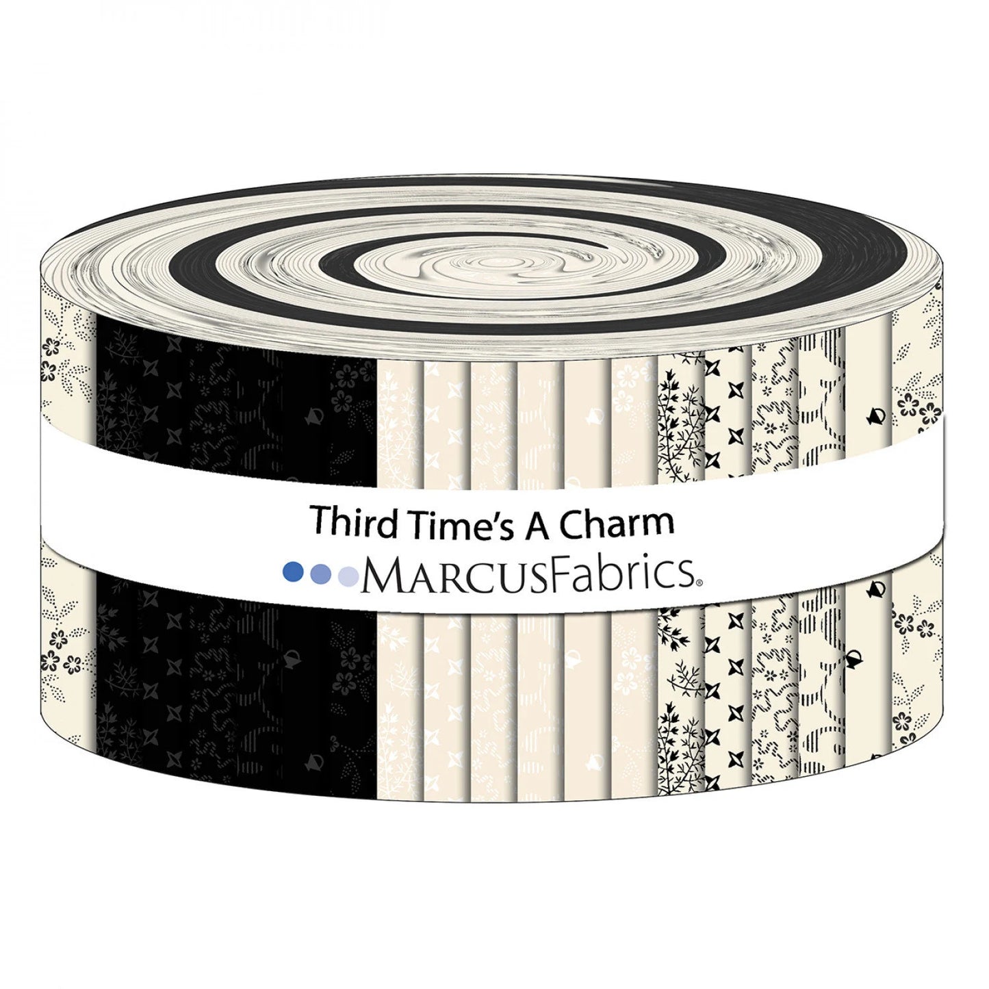 Marcus Fabrics - Third Time's A Charm by Marcus Fabrics - 40 2.5" Strips