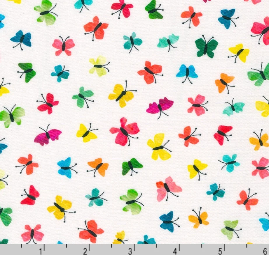 Robert Kaufman "Butterflies" Half-Yard Bundle - 10 Fabrics, 5 Total Yards