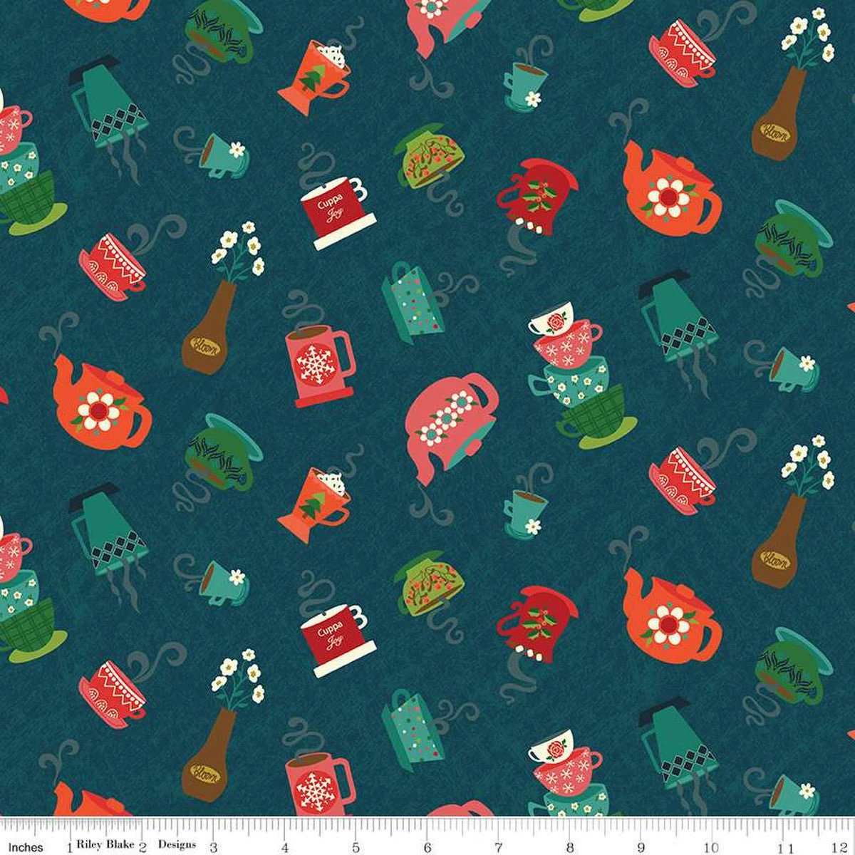 Riley Blake "In From The Cold" Half-yard Bundle - 10 Fabrics, 5 Total Yards