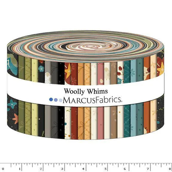 Marcus Fabrics - Woolly Whims by Lamb Farm Designs - 40 2.5" Strips