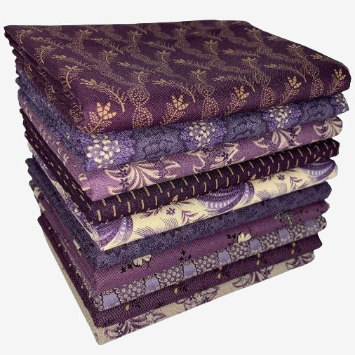 Marcus Fabrics "I Love Purple" Half-yard Bundle - 10 Fabrics, 5 Total Yards