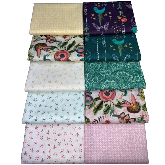 Benartex "Inspired Heart" Half-Yard Bundle - 10 Fabrics, 5 Total Yards