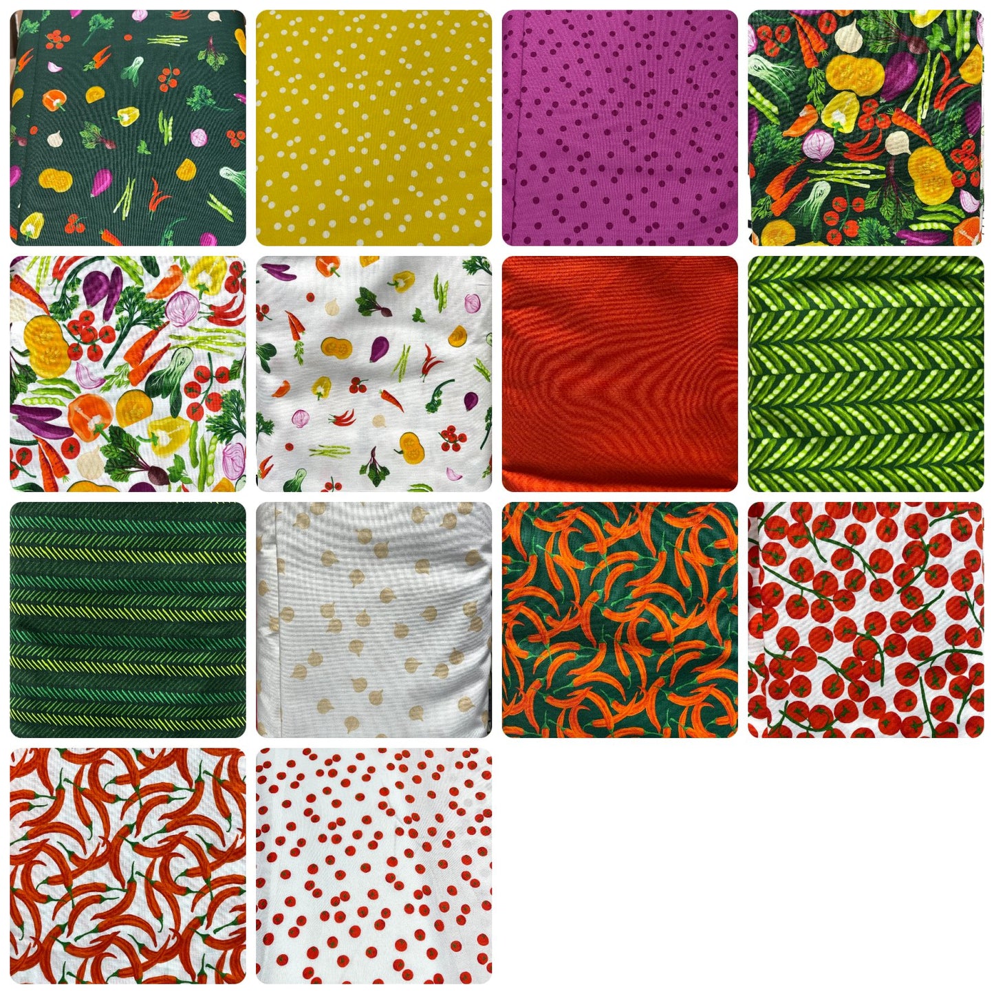 Camelot Fabrics - Eat Green Jelly Roll - 40 Strips
