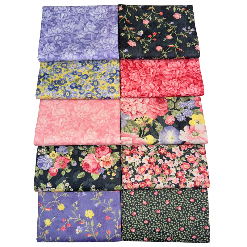 Windham Fabrics "Jolene" Half-Yard Bundle - 10 Fabrics, 5 Total Yards