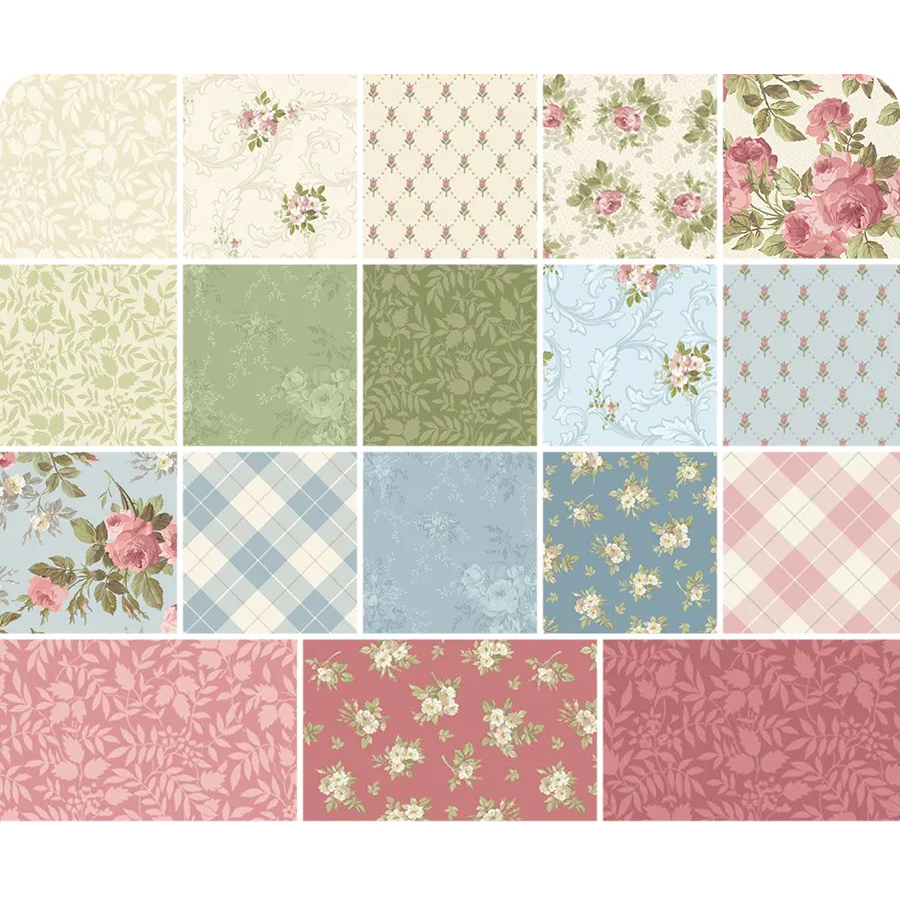 Marcus Fabrics - Just Rosy by The Smithsonian Institute - 40 2.5" Strips