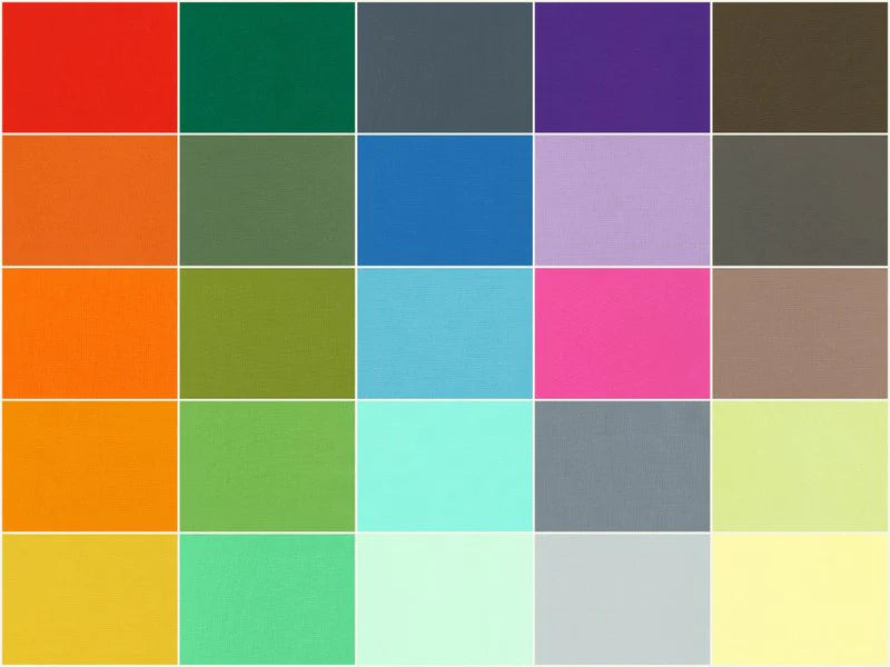 Charm Pack 5x5 Squares - Robert Kaufman Kona Solid New Colors 2019 - 40 5" Squares