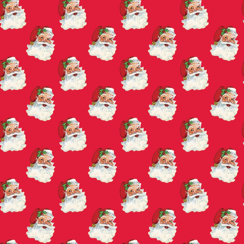 (5 yd) Riley Blake Hester & Cook 13943 Red Santas