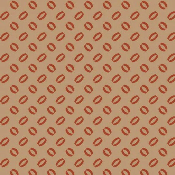 (5.5 yd) Timeless Treasures Antique Ambers Moonlight R310160 Tan