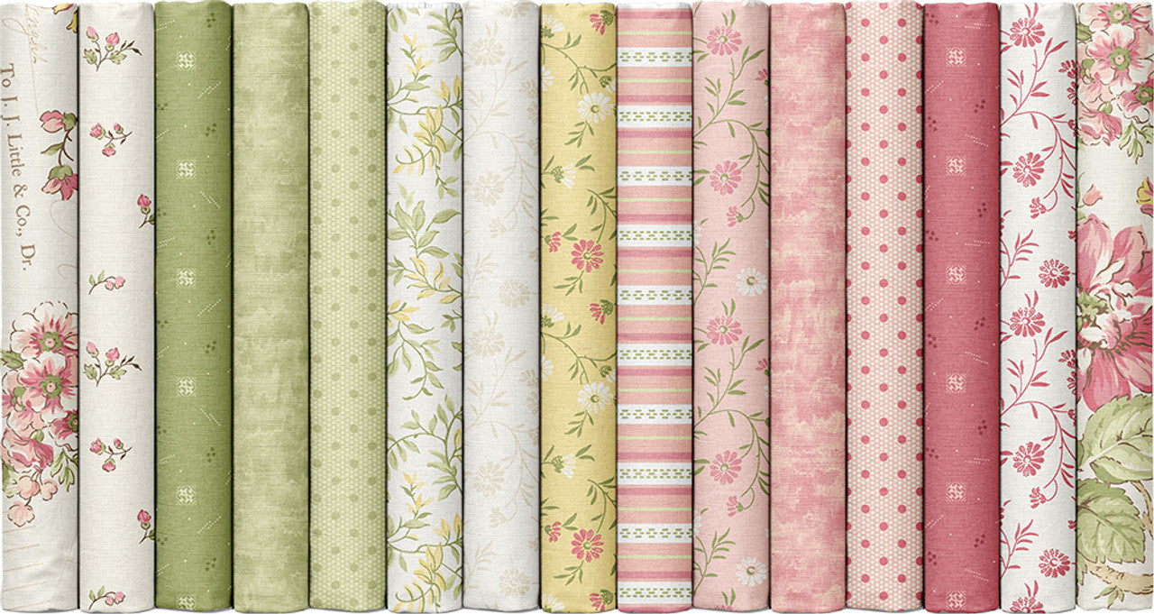 Marcus Fabrics - Shades Of Romance by Monika Zhu - 40 2.5" Strips