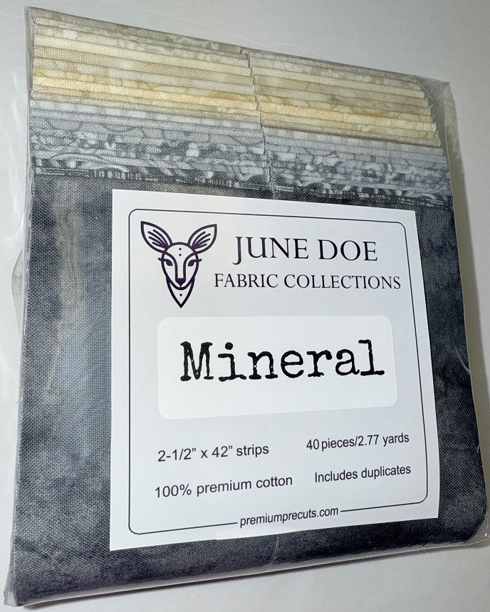 June Doe Fabric Collections - Mineral - 40-Strip Pack