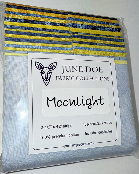 June Doe Fabric Collections - Moonlight - 40-Strip Pack