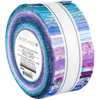 Robert Kaufman Mystic Moon By Studio RK Roll-up - 40 Strip Roll