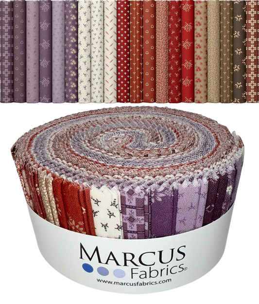 Marcus Fabrics - Needlework Necessities by Sheryl Johnson - 40 2.5" Strips/Jelly Roll