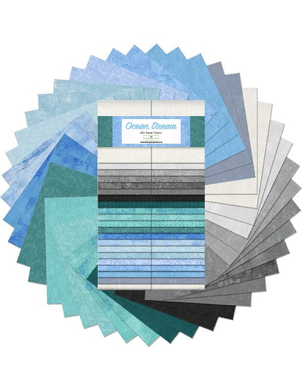 Wilmington Prints - 40 Karat Gems - Ocean Dream