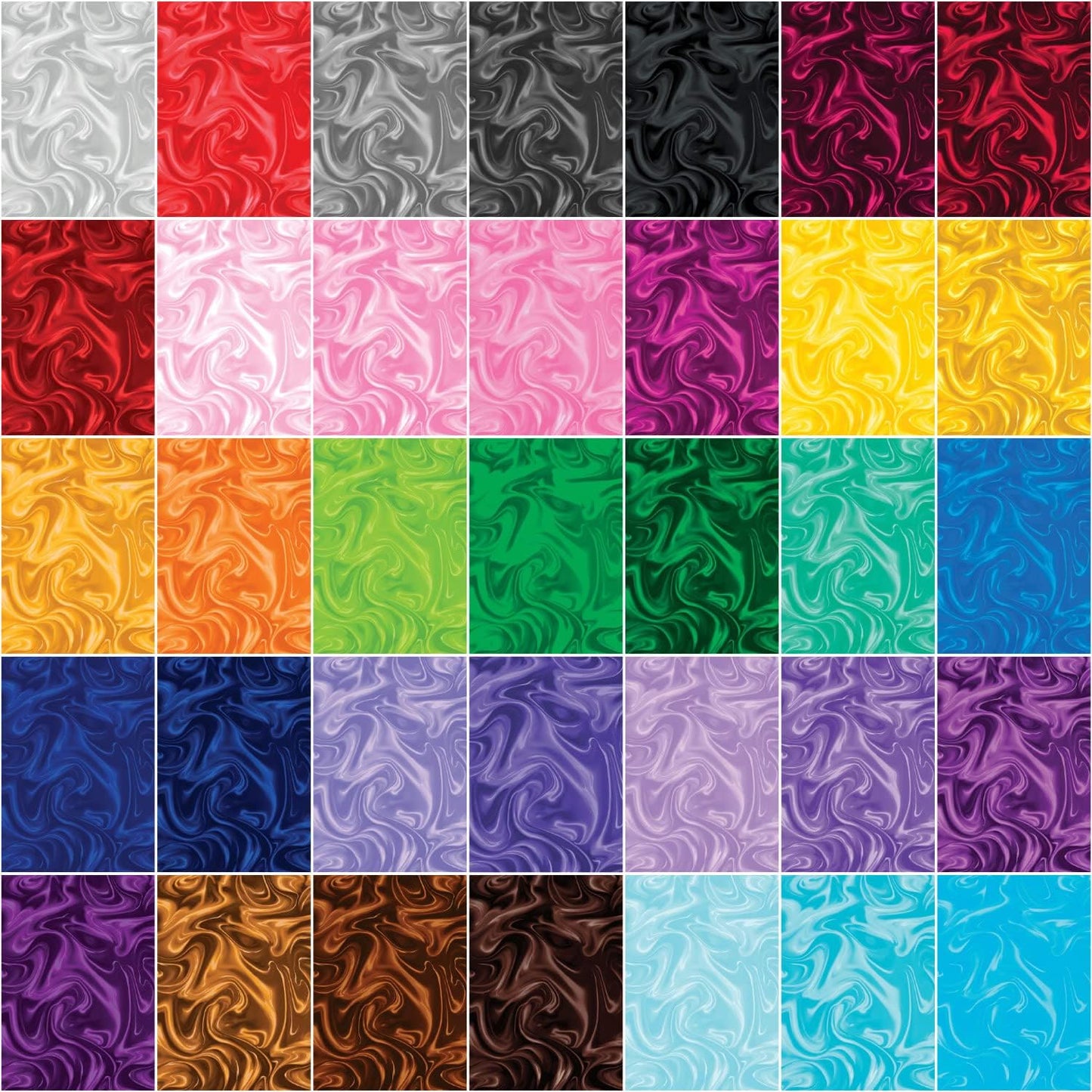 Benartex Pearlized Marble Strip-pies - 40 2.5" Strips