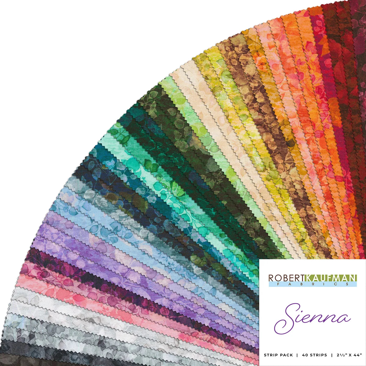 Robert Kaufman Sienna 2023 Roll-up - 40 Strip Roll