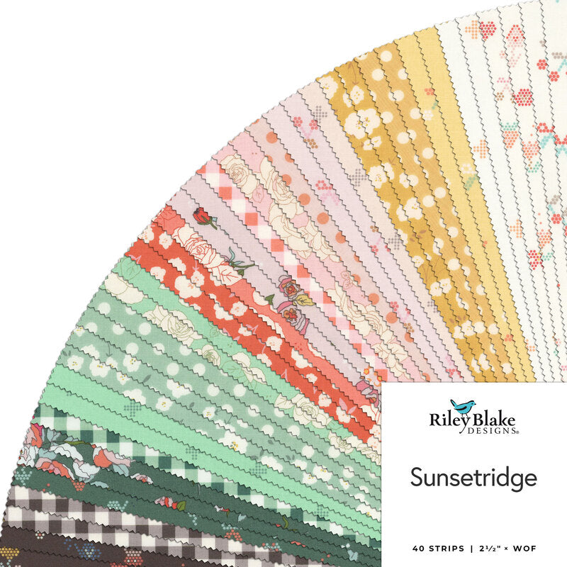 Riley Blake Sunsetridge - 40 Strip Rolie Polie