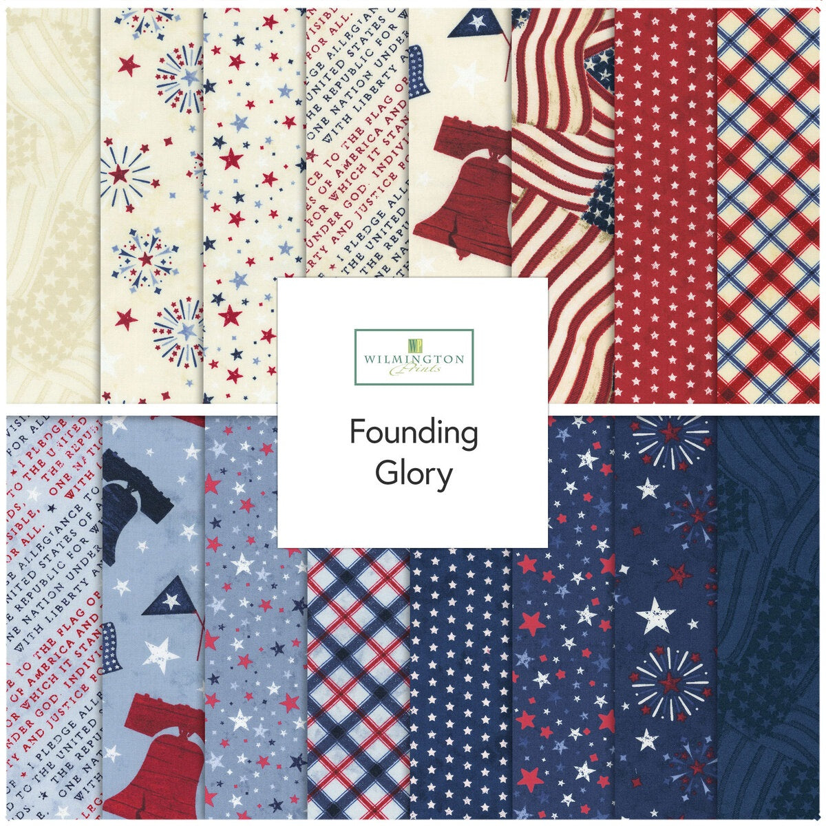 Wilmington Prints - 40 Karat Crystals - Founding Glory