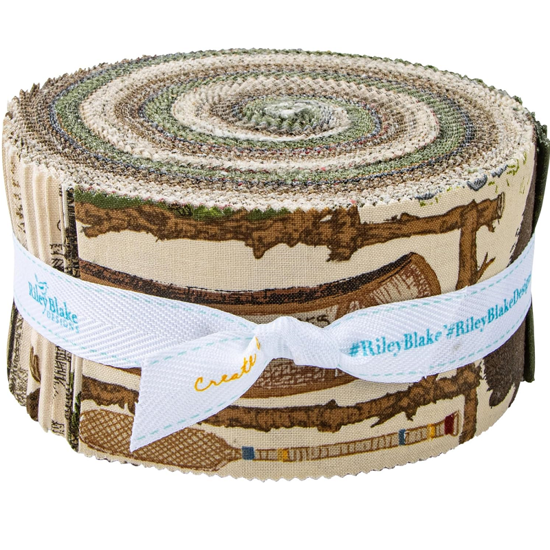 Riley Blake Pine Grove - 40 Strip Rolie Polie