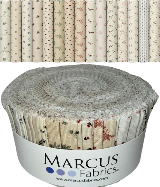 Marcus Fabrics - Pint Sized Neutrals by Carrie Quinn - 40 2.5" Strips