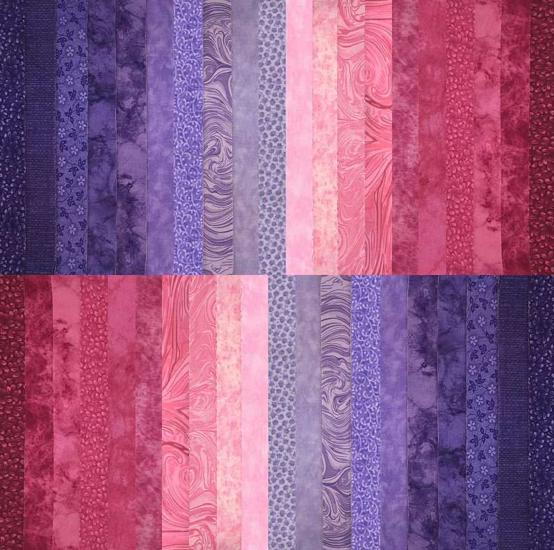 June Doe Fabric Collections - Plumberry - 40-Strip Pack
