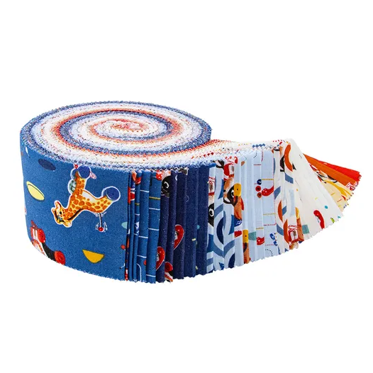 Riley Blake Pop 'N Play - 40 Strip Rolie Polie