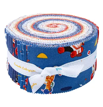 Riley Blake Pop 'N Play - 40 Strip Rolie Polie