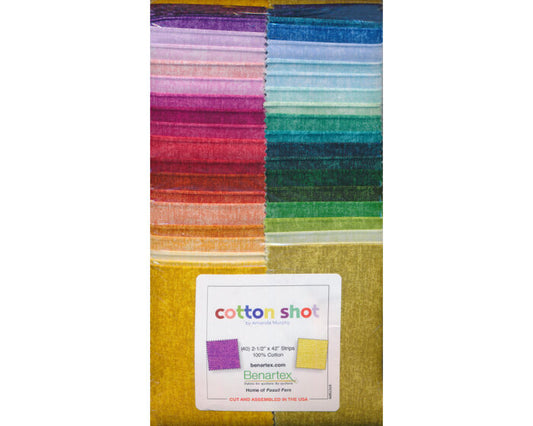Benartex Cotton Shot Strip-pies - 40 2.5" Strips