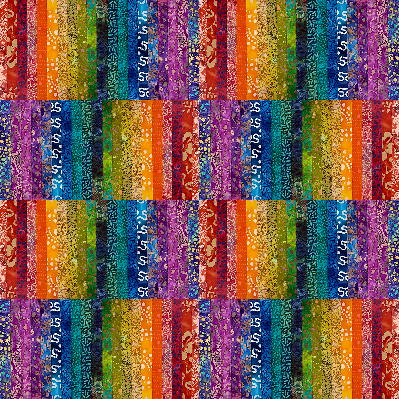 June Doe Fabric Collections - Prism Batiks - 40-Strip Pack