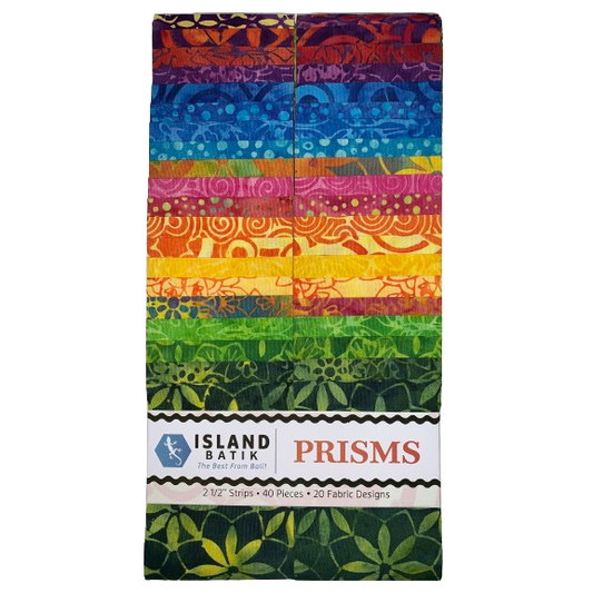 Island Batik - Prisms - 20 Fabrics, 40 Total Strips