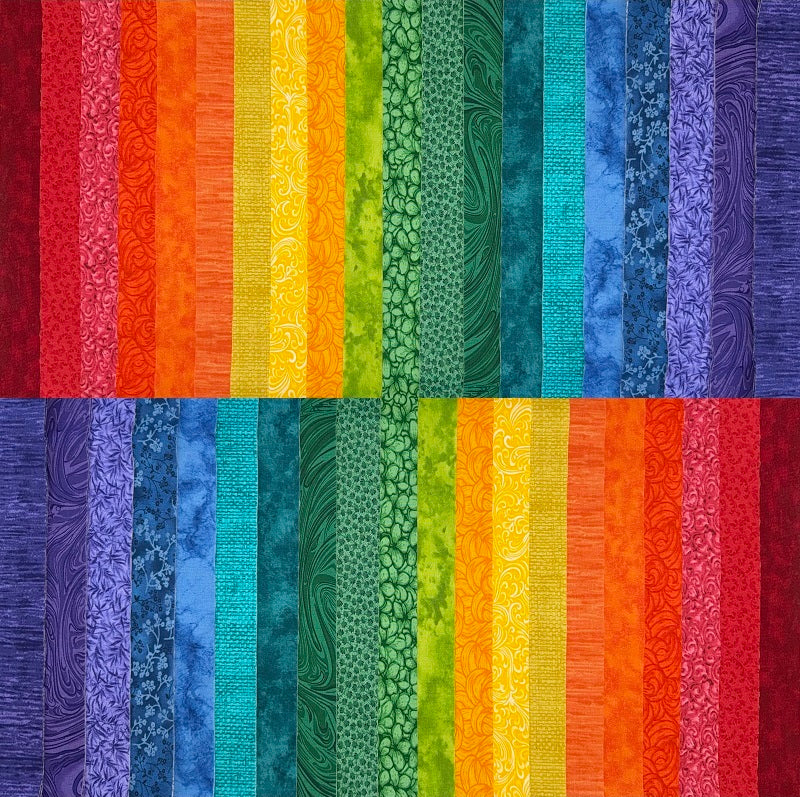 June Doe Fabric Collections - Rainbow - 40-Strip Pack