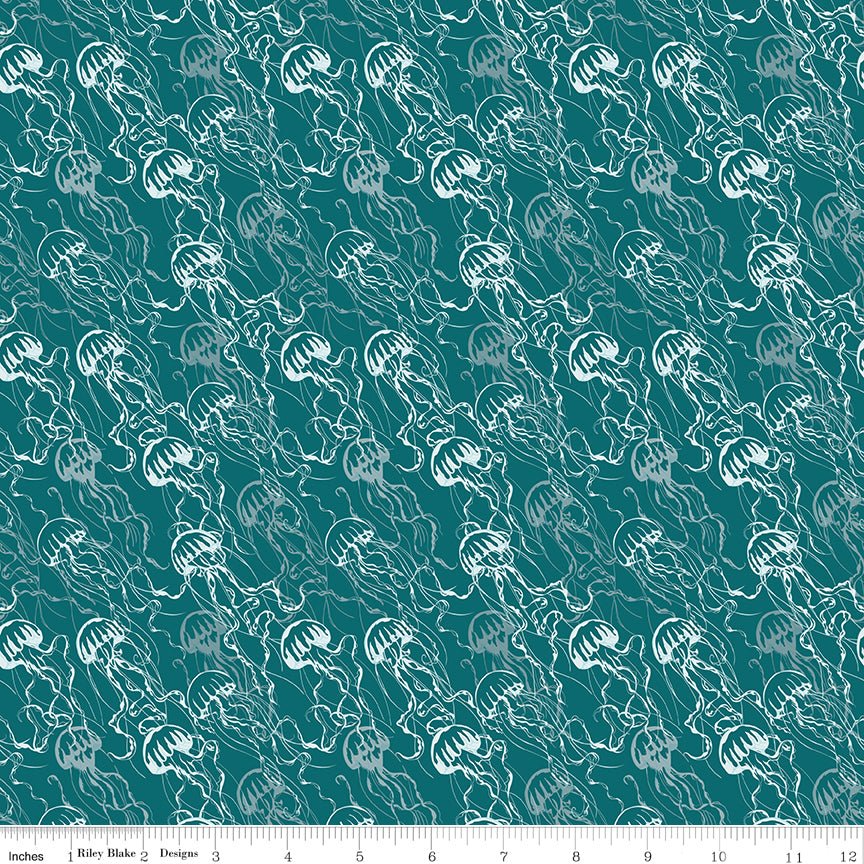 Riley Blake "Reef" Half-yard Bundle - 10 Fabrics, 5 Total Yards