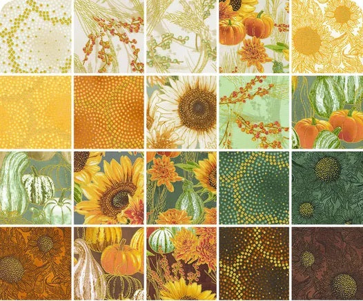 Robert Kaufman Autumn Fields By Studio RK Roll-up - 40 Strip Roll