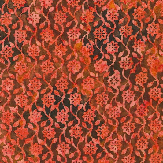 (4 yd) Robert Kaufman Artisan Batiks Hermosa 22056-302 Poppy