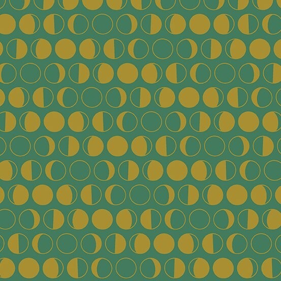 (2 yd) Andover/Makower UK Oracle Unphased 236-MNG (Gold Metallic)
