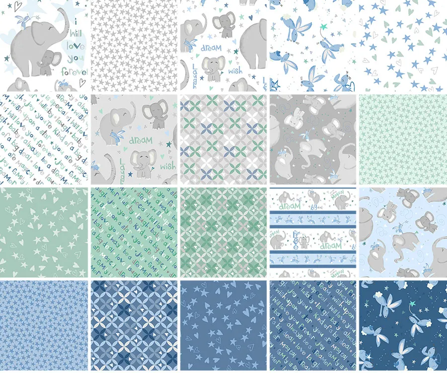 Wilmington Prints - 40 Karat Crystals - Safari Lullaby