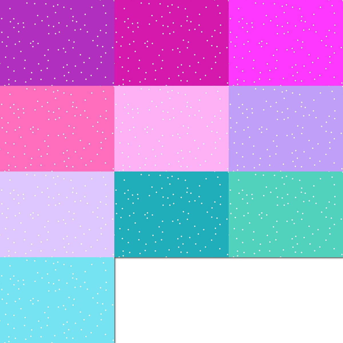 Andover "Sequin" Half-yard Bundle - 10 Fabrics, 5 Total Yards