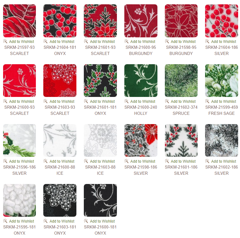 Robert Kaufman Holiday Flourish Snow Flower - Silver Roll-up - 40 Strip Roll