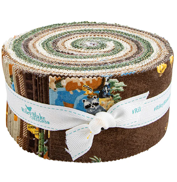 Riley Blake Friends Of Smokey Bear - 40 Strip Rolie Polie
