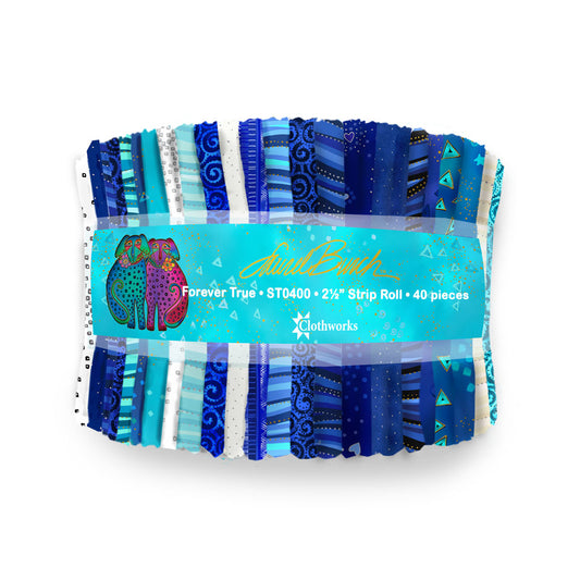 Clothworks - Forever True (Laurel Burch) - 40 Strip Roll
