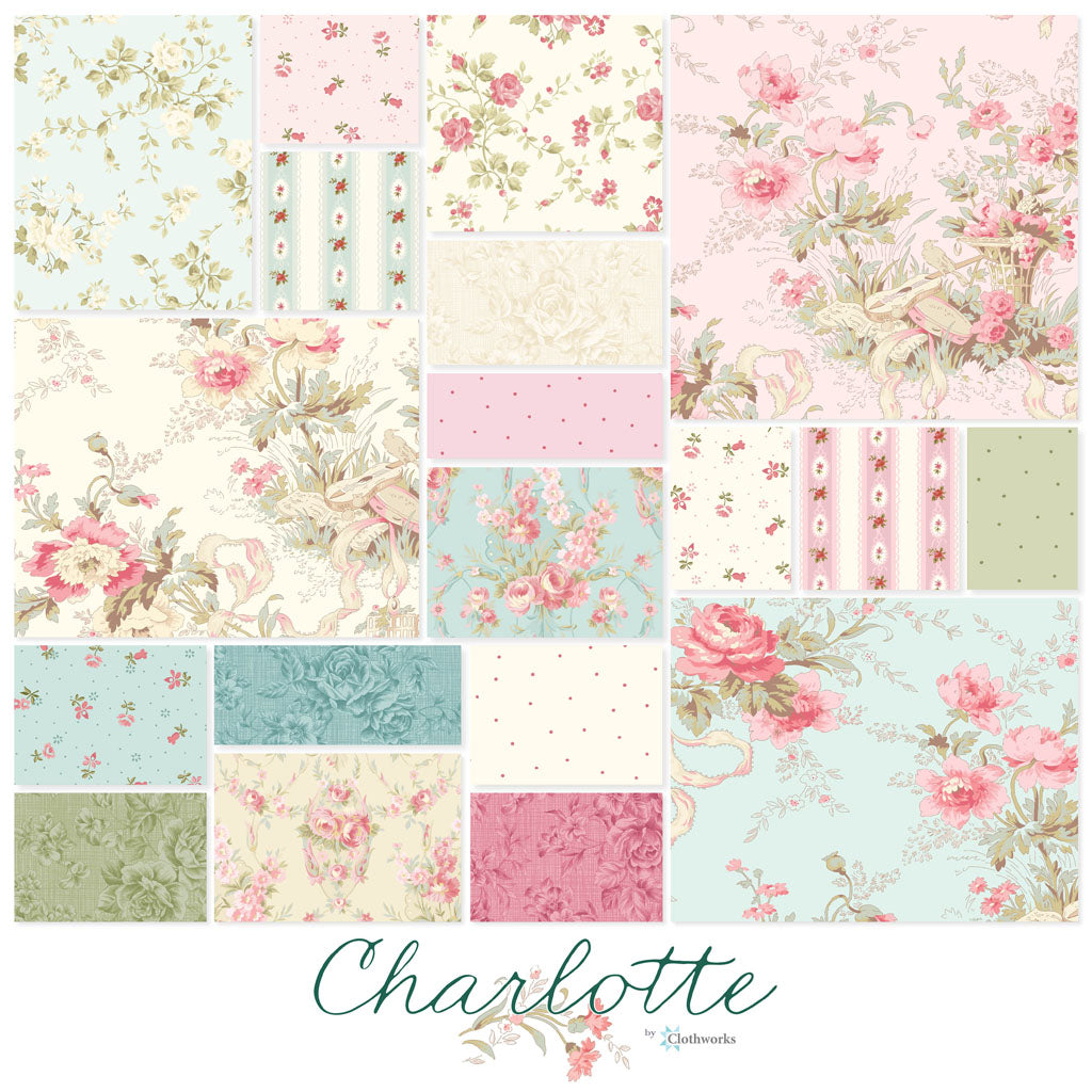 Clothworks - Charlotte - 40 Strip Roll
