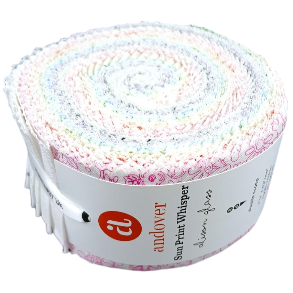 Andover/Makower UK - Sun Print Whisper Double Scoops - 40 2.5" Strips